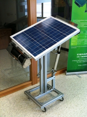 Electric solar tracker - education type